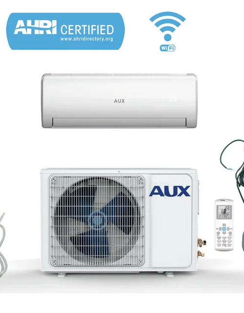 Load image into Gallery viewer, 36000 BTU Wi-Fi Connected Ductless Mini Split Air Conditioner for 1500 Square Feet with Heater and Remote Included
