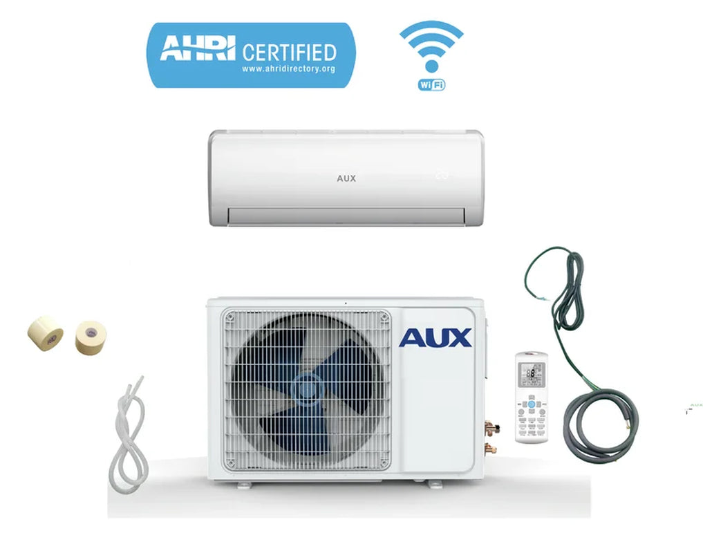 36000 BTU Wi-Fi Connected Ductless Mini Split Air Conditioner for 1500 Square Feet with Heater and Remote Included