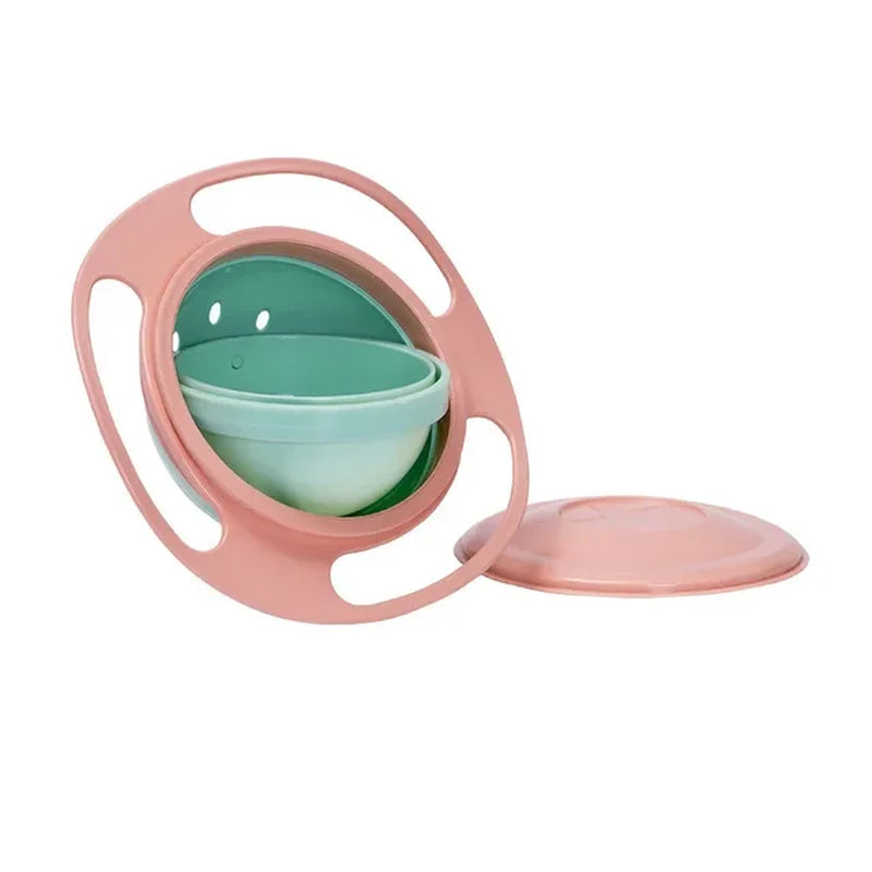 Universal Gyro Bowl Children Rotary Balance Novelty 360° Rotate Spill Proof Feeding Dishes Baby Training Rotary Balance Toy New